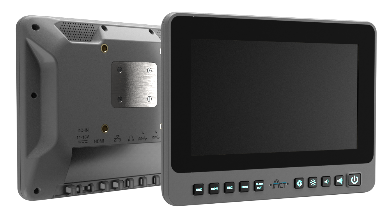 ACT POWER VES-D0801- 8” Rugged Monitor
