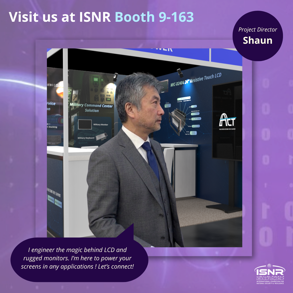 Meet Shaun at ISNR: Our Project Director!