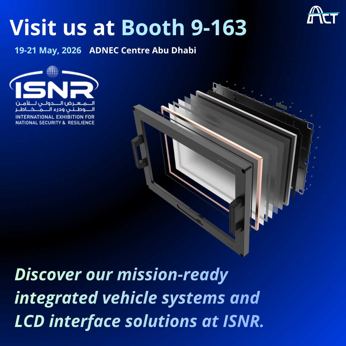 ACT POWER One month to go until ISNR Abu Dhabi 2026!