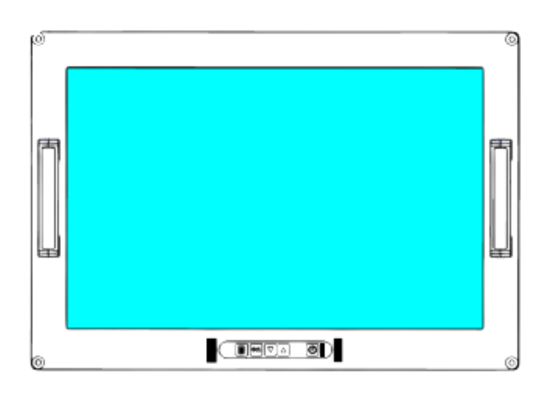 ACT POWER MIC-D1508-OF 15.6” Capacitive Touch Military LCD Monitor Open Frame