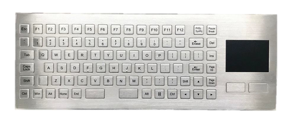 ACT POWER  Explosion-Proof Stainless-Steel Keyboard with Touchpad