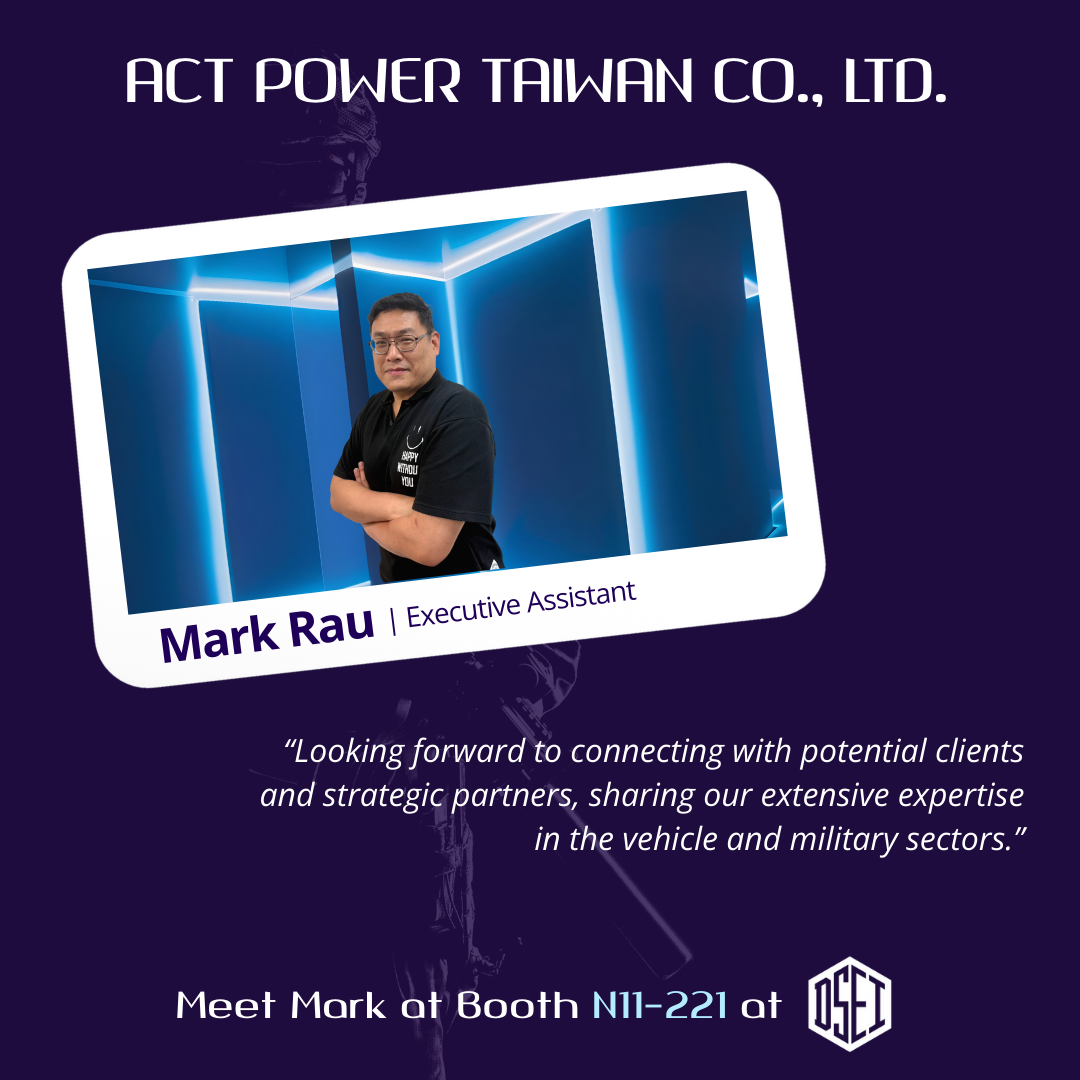 Meet ACT POWER team - Mark ahead for DSEI 2025!