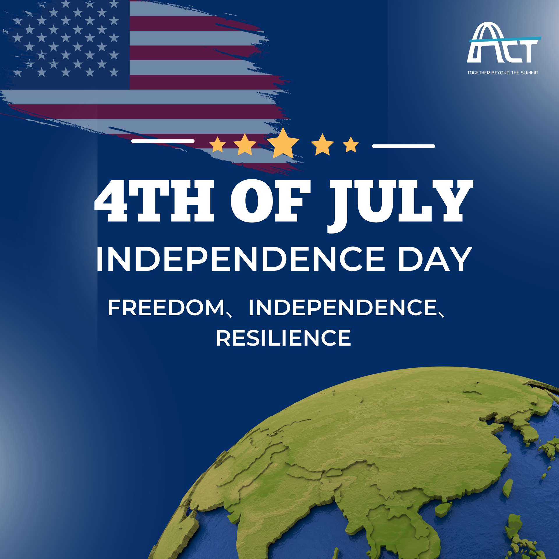 ACT POWER Celebrating the Spirit of Independence – Happy July 4th!