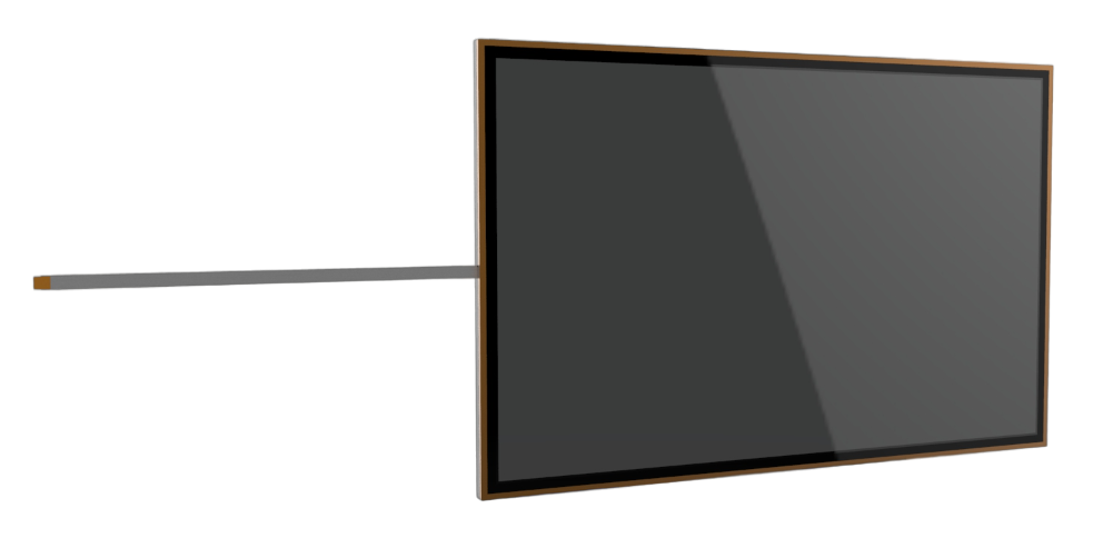ACT POWER MIC-D2407- Resistive Touch LCD Module with EMI Mesh & Optical Bonding