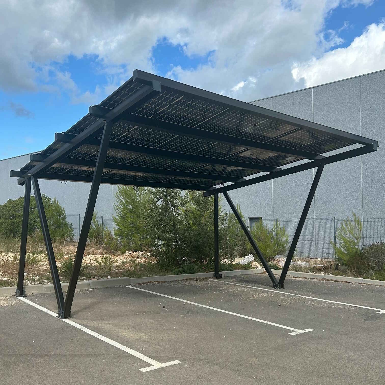 Carport solaire 2 places