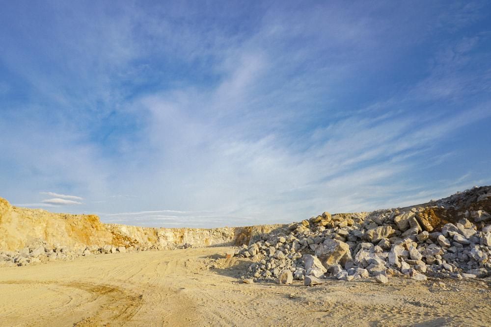 There Is a Large Pile of Rocks in The Middle of The Desert — Hillery Group in Bowen, QLD