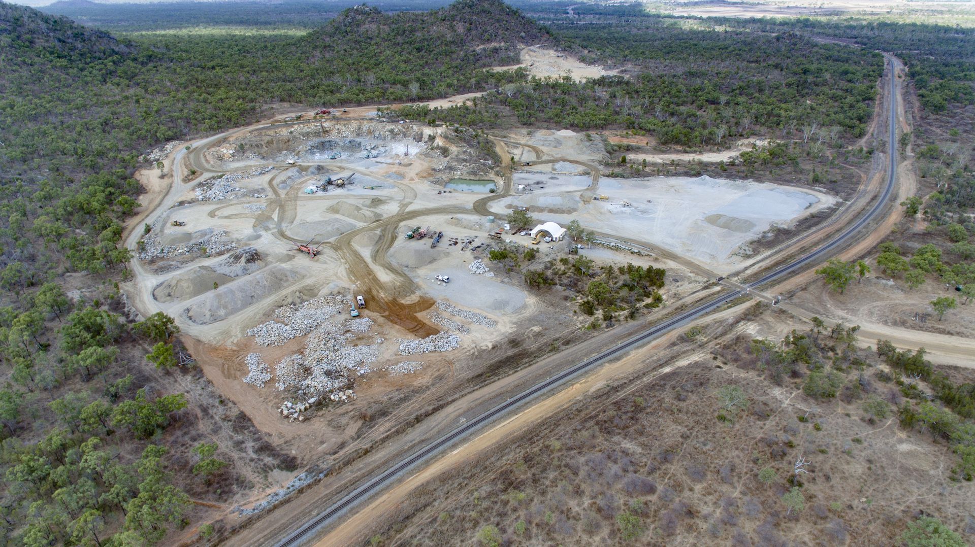 Dirt Roads in Gordon Quarry — Hillery Group in Gordons, QLD