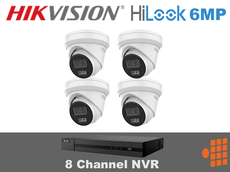 A picture of hikvision hilock 6mp 8 channel nvr
