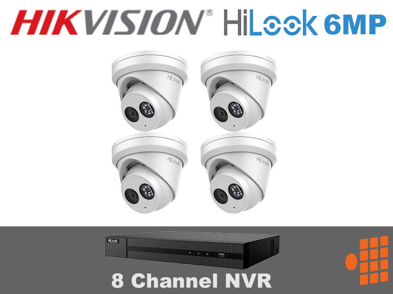 A picture of hikvision hilock 6mp 8 channel nvr