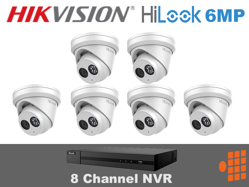 A picture of a hikvision hilock 6mp 8 channel nvr