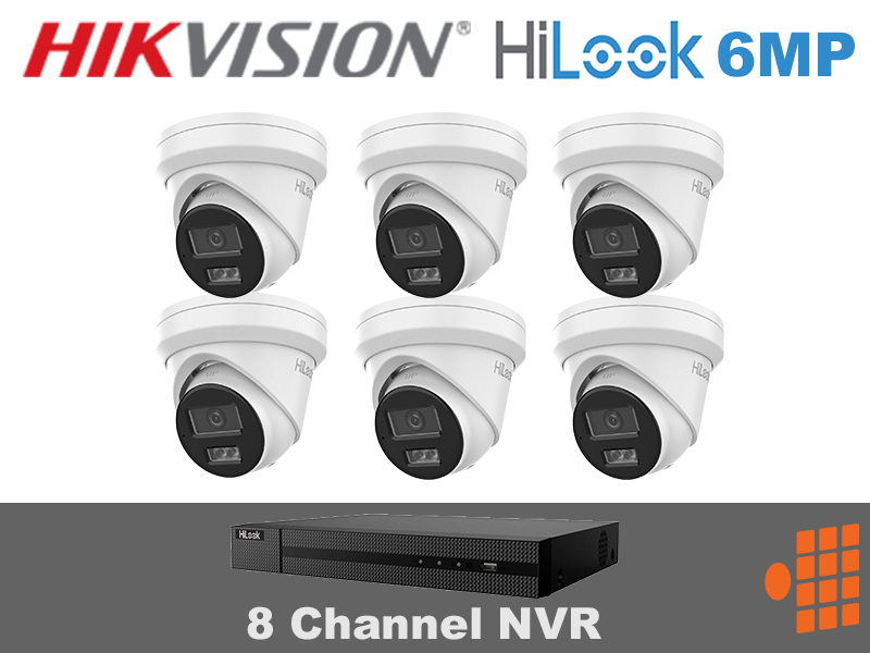 A picture of a hikvision hilock 6mp 8 channel nvr