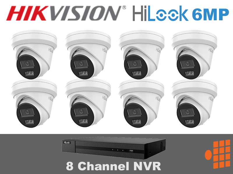 A picture of a hikvision hilock 6mp 8 channel nvr