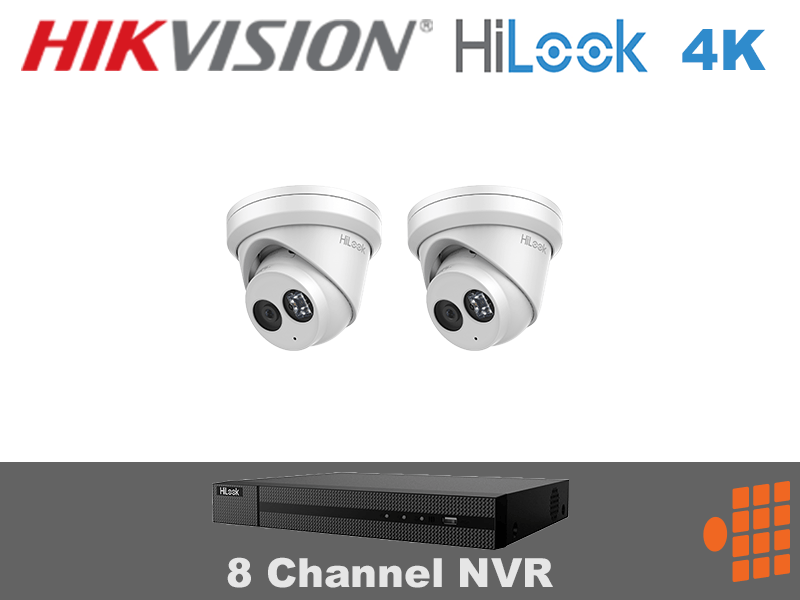 A picture of a hikvision hilock 4k 8 channel nvr
