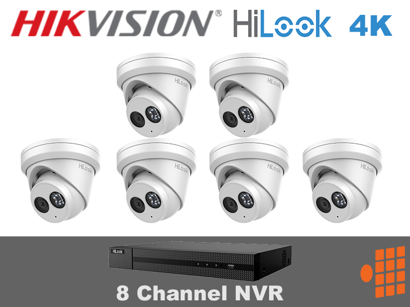 A picture of hikvision hilock 4k 8 channel nvr
