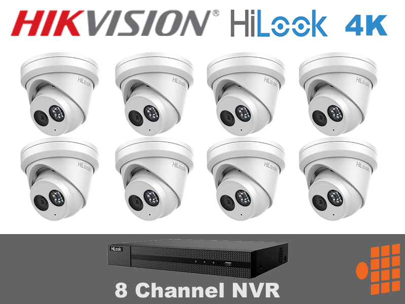 A picture of hikvision hilock 4k 8 channel nvr