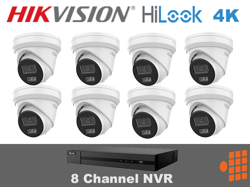 A picture of hikvision hilock 4k 8 channel nvr