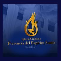 Un logotipo para una iglesia con una cruz y una paloma.