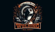 A logo for cowlitz river welding established 2007