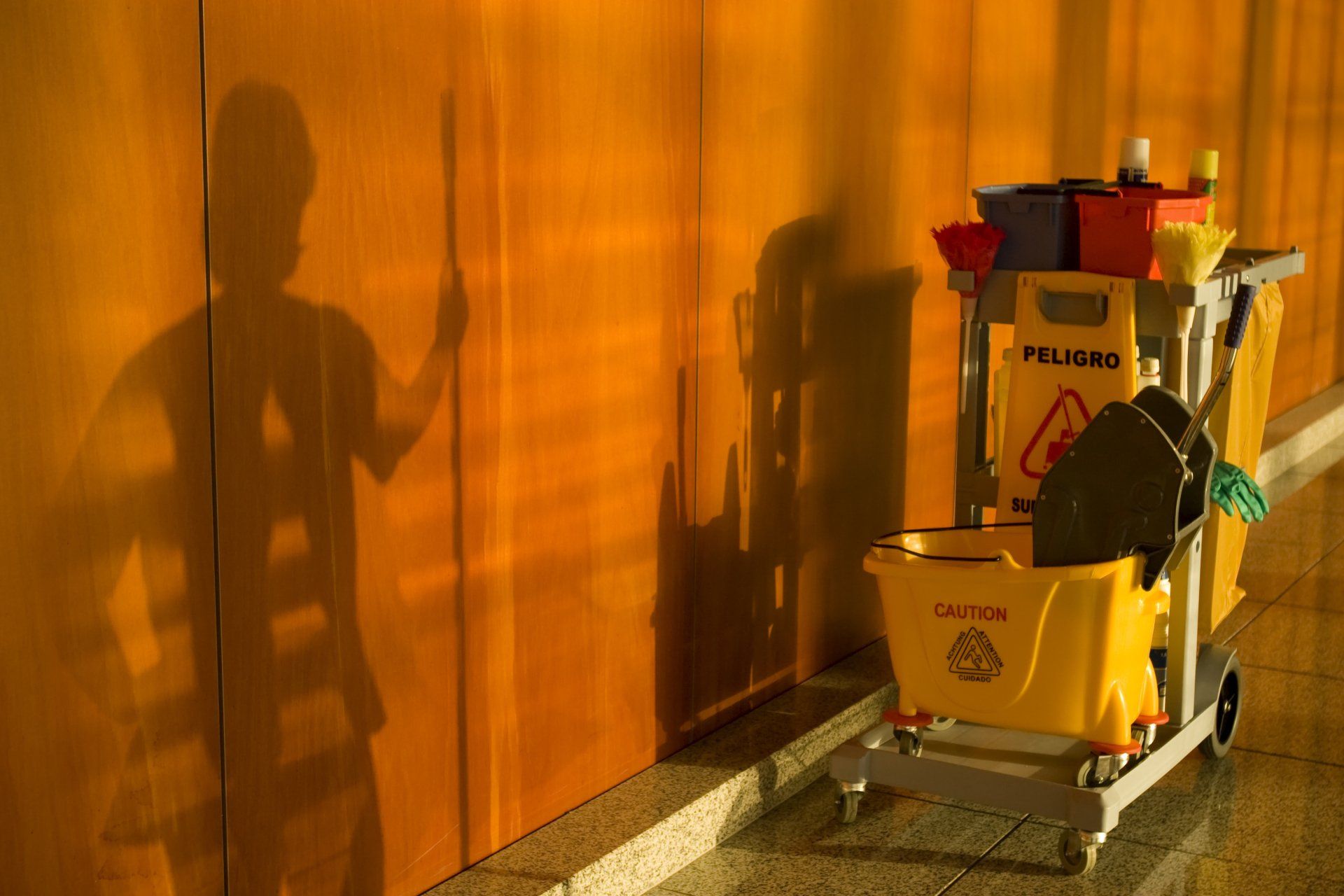 Cleaning Cart — Kingman, AZ — Armao Janitorial Services Inc