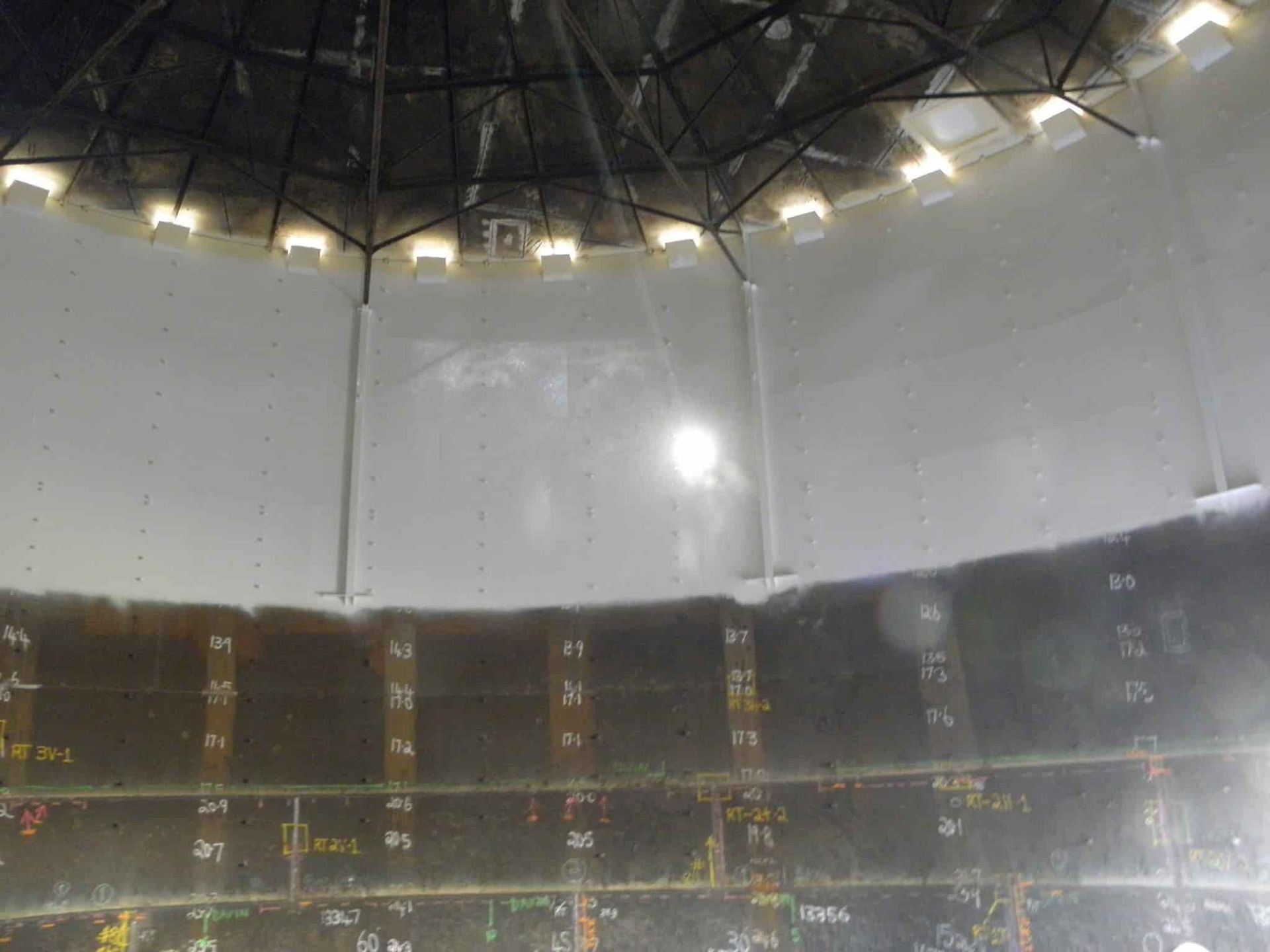 A Large Building With a Lot of Lights on It — Waters Abrasive Blasting Services In Shaw, QLD