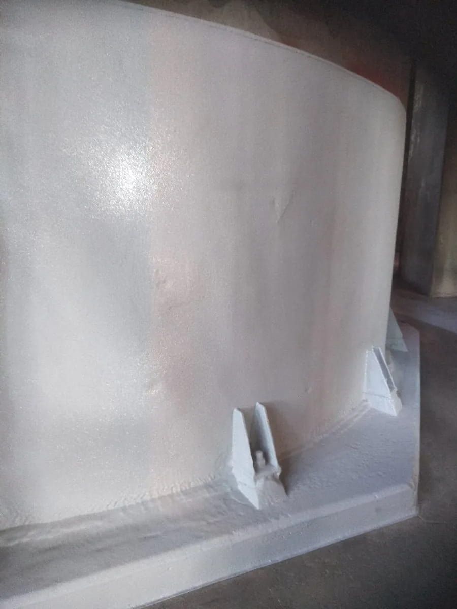 A Close Up of a White Object on a Table — Waters Abrasive Blasting Services In Shaw, QLD