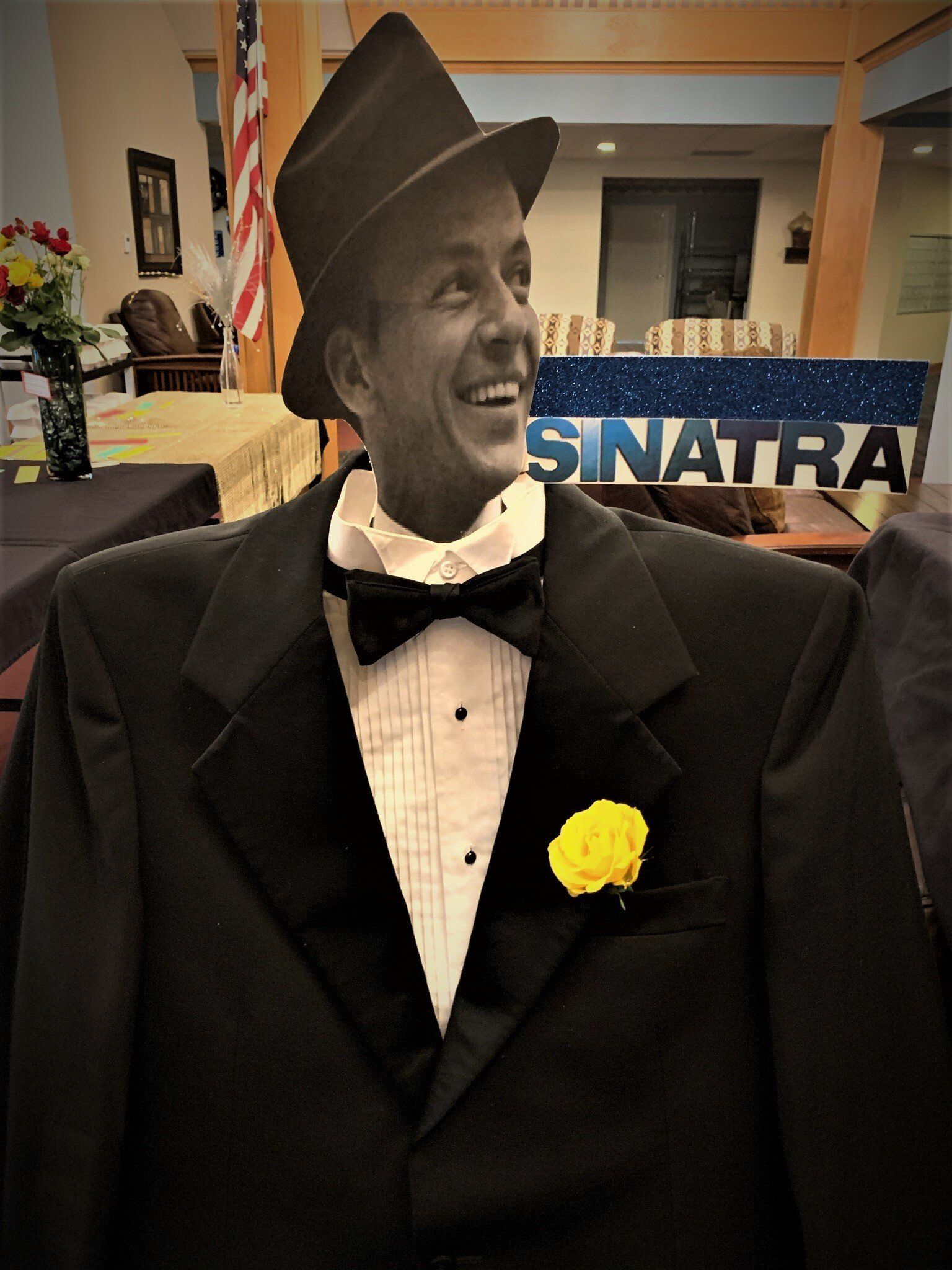 Cardboard Cutout of Frank Sinatra