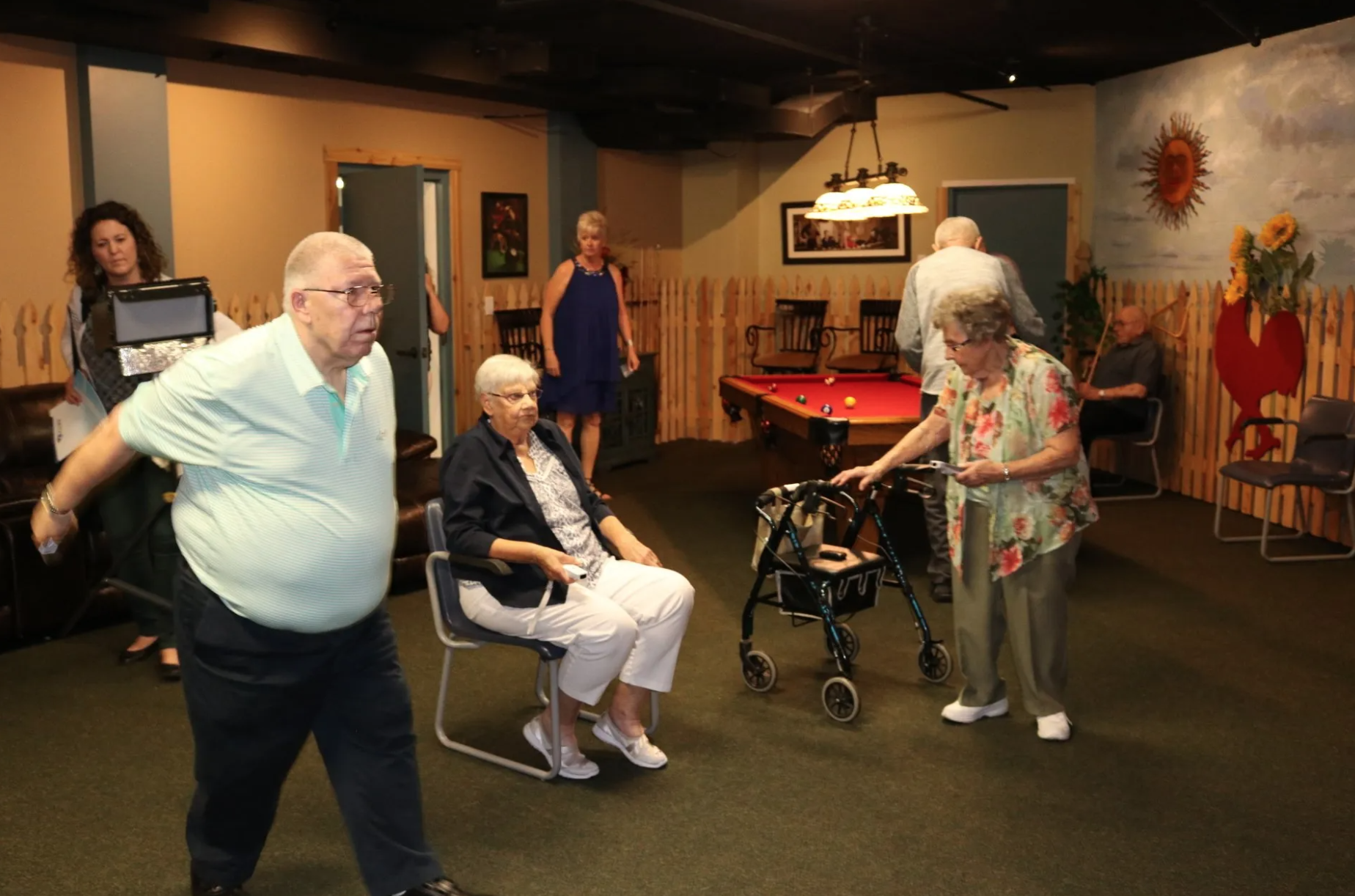 senior living apartments facility, seniors socializing 4