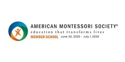 American Montessori Society logo with text 