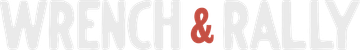 WRENCH & RALLY logo with