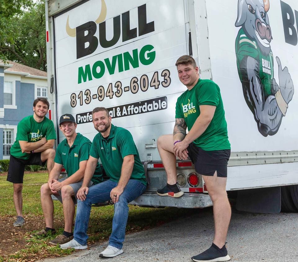 Two Movers Smiling - Tampa, FL - Bull Moving LLC