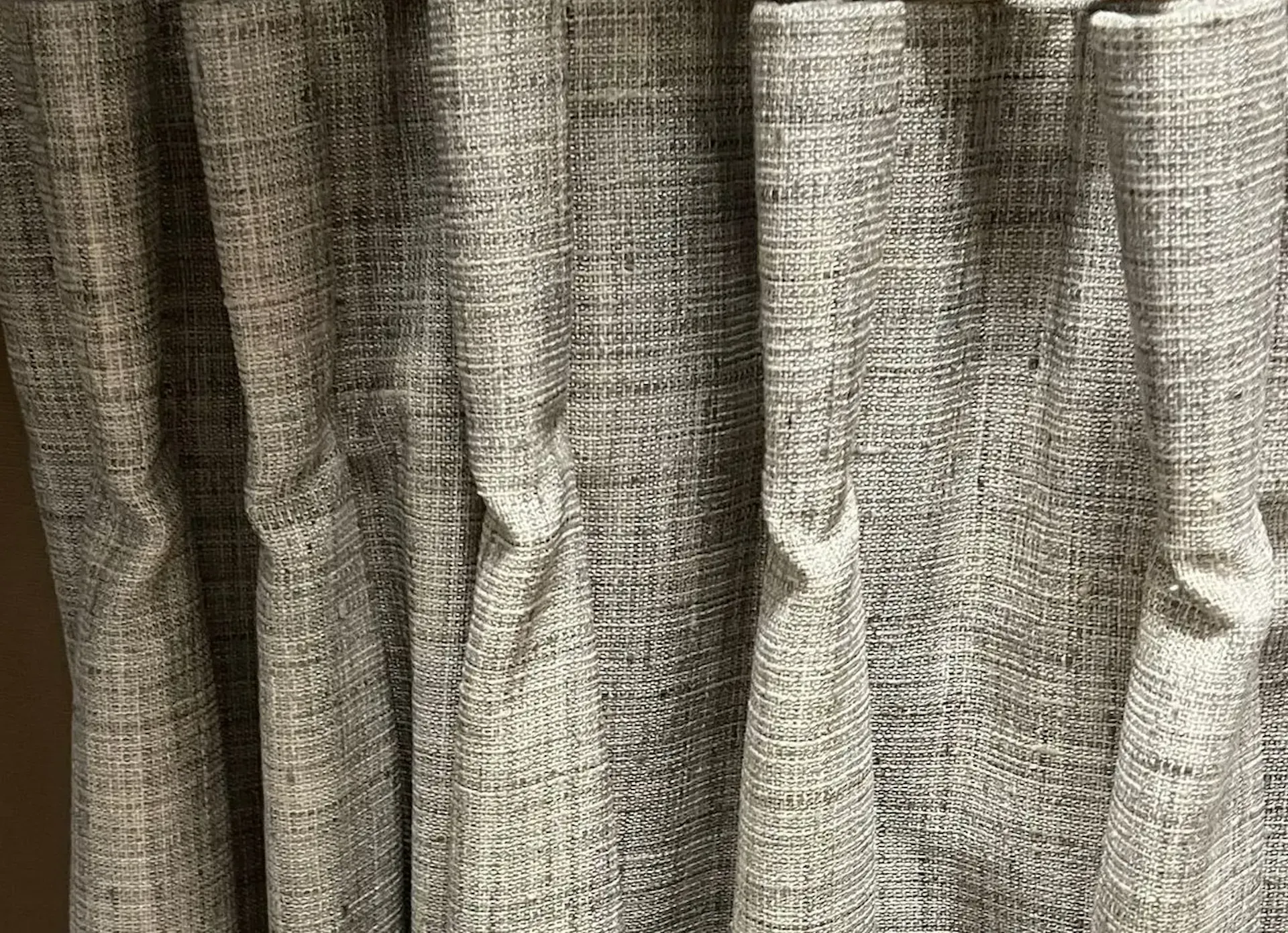 butterfly pleat drape