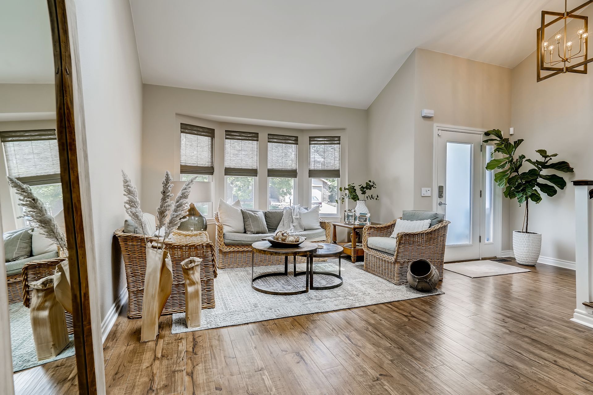 living room window treatments