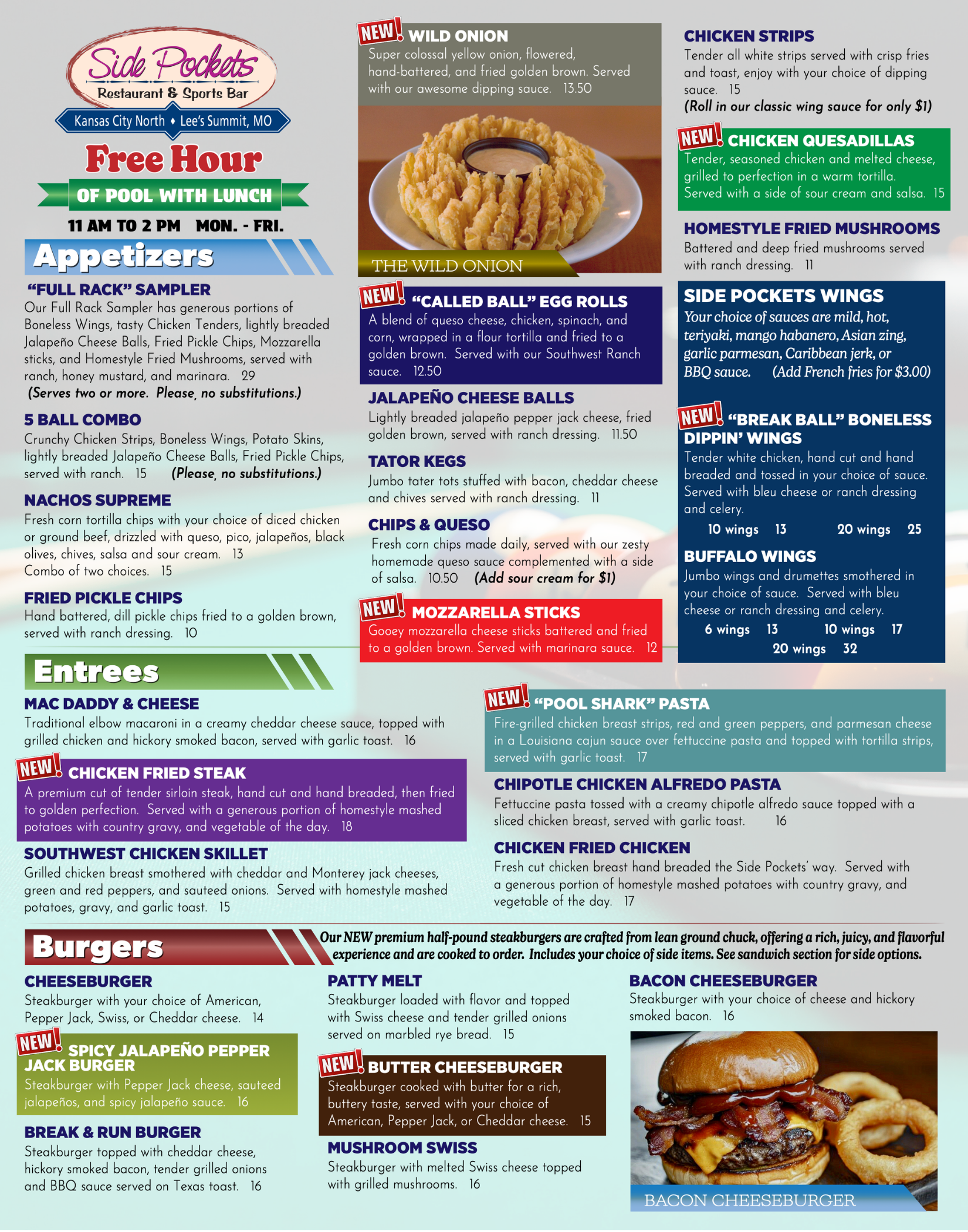 Side Pockets Manu Pg. 1