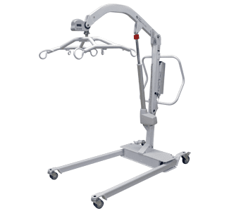 a Hoyer HPL700 patient lift with a sling attachment.