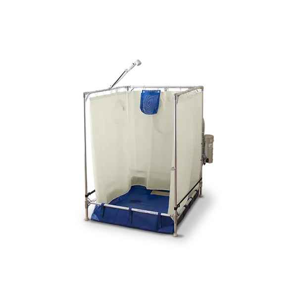 FAWSsit S2000 Standard portable roll-in shower.