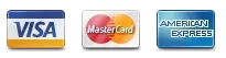 A visa mastercard and american express logo on a white background