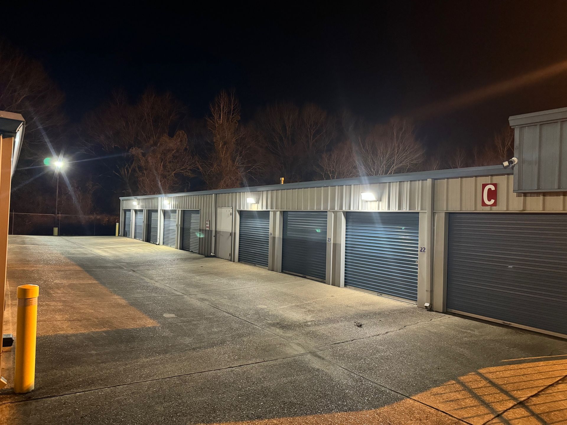 Drive-up access storage units at the Zachary, LA location on Hwy 19.