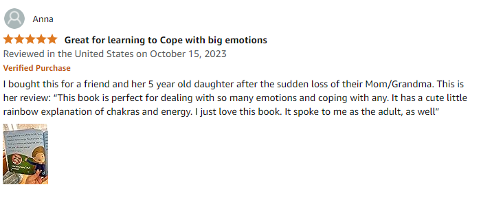 A screenshot of a review of a book on amazon.