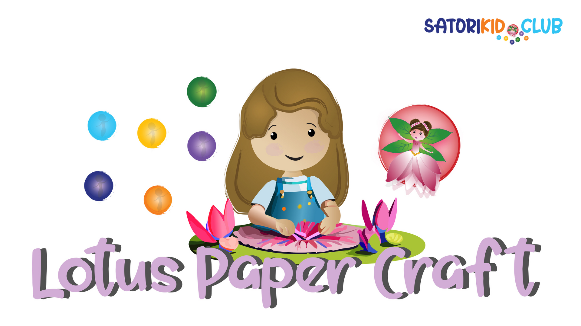 Blooming Roots: A Simple Craft Paper Lotus Flower for Kids