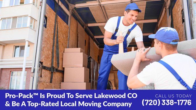 moving companies near me in Lakewood CO and boxes