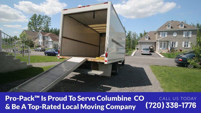 movers near me in Columbine CO and moving truck