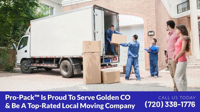 movers near me in Golden CO and moving truck