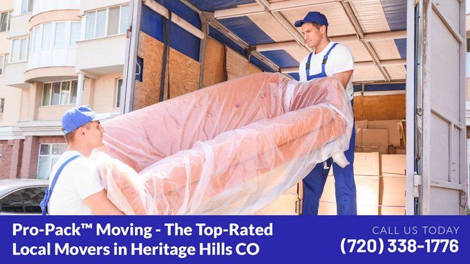 moving companies near me in Heritage Hills CO and boxes