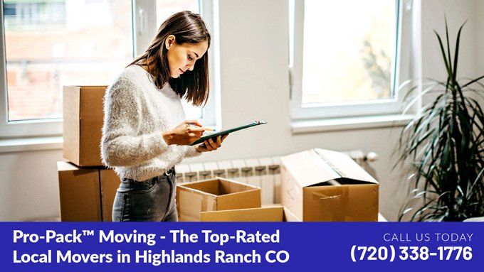 movers near me in Highlands Ranch CO and moving truck