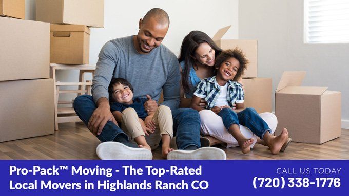 moving companies near me in Highlands Ranch CO and boxes