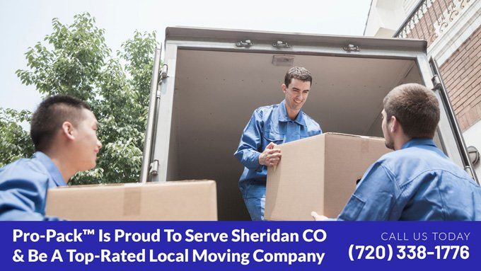 movers near me in Sheridan CO and moving truck