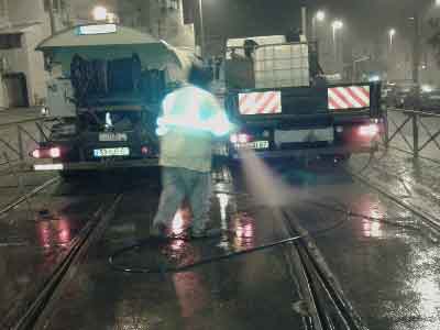 ניידת שטיפה בלחץ