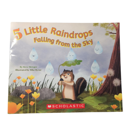 A book called 5 Little Raindrops Falling from the Sky