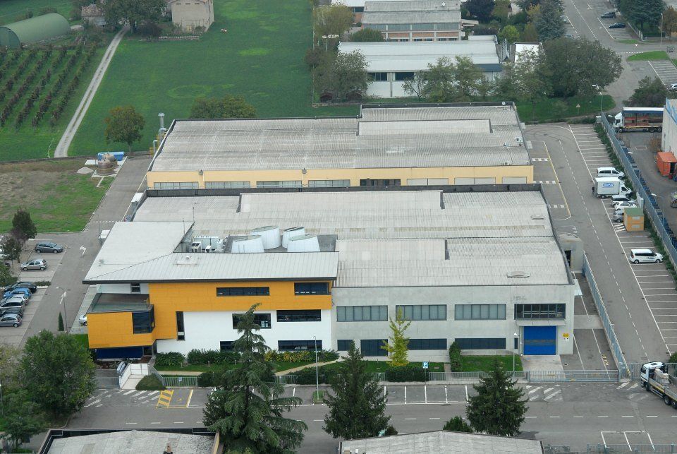sede industriale dall'alto