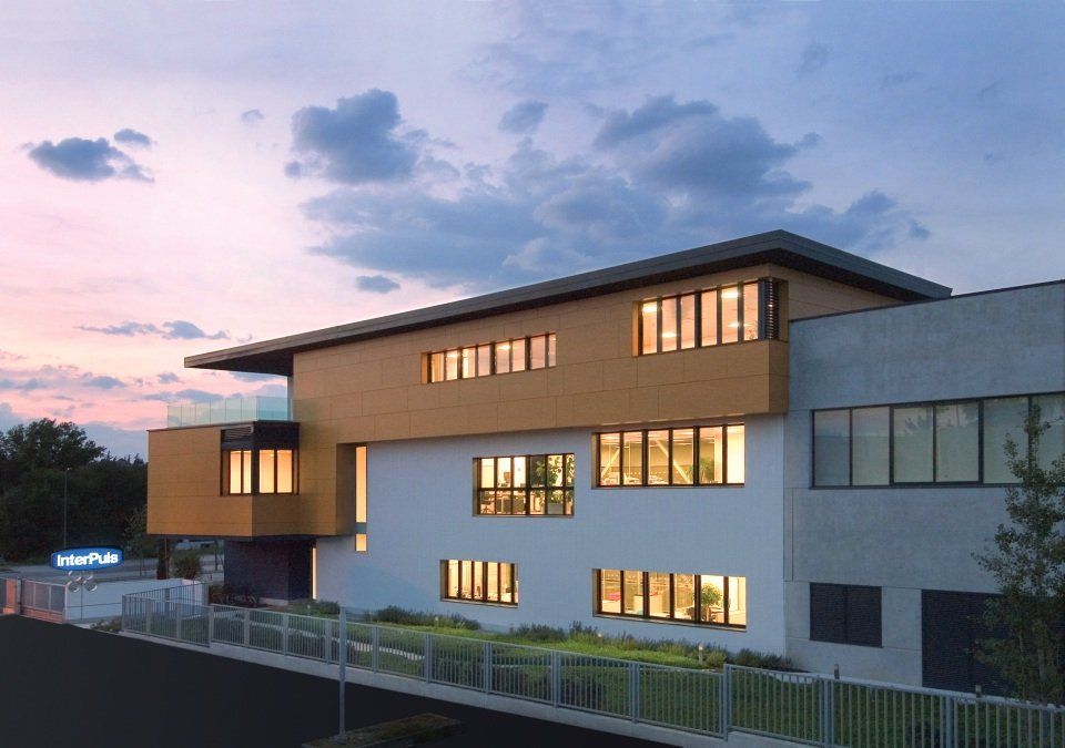 edificio aziendale di nuova costruzione